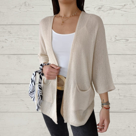 EB | Lässige Strickjacke mit Stylischen Taschen
