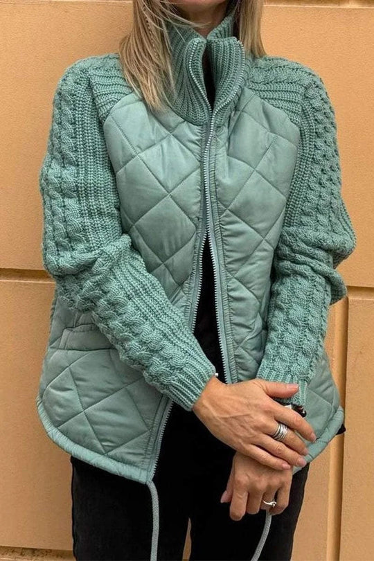 EB | Trendige Damenjacke mit Reißverschluss für Den Herbst