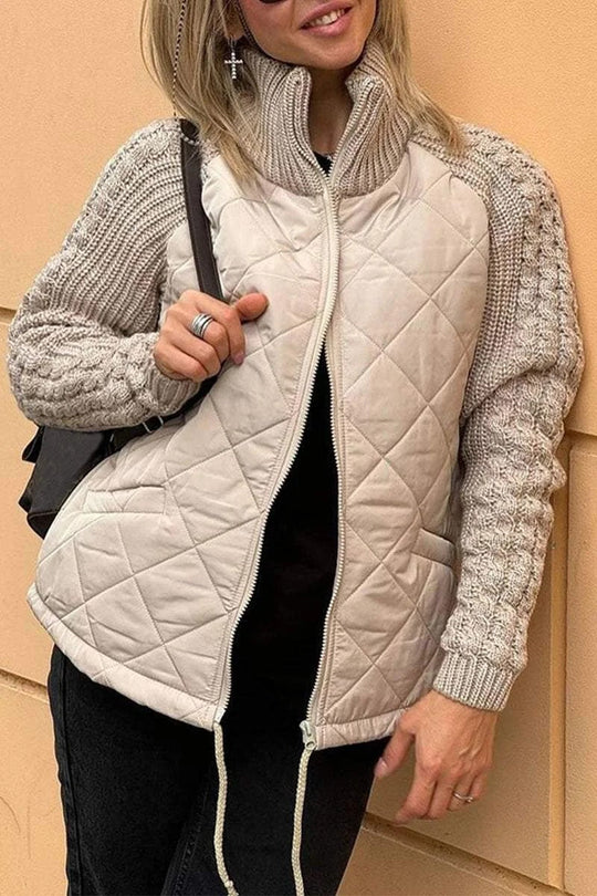 EB | Trendige Damenjacke mit Reißverschluss für Den Herbst