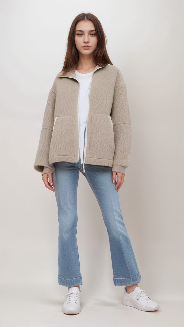 EB | Teddy Fleece Jacke Polyester Warm, Bequem