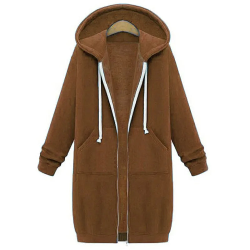 EB | Lange Kapuzenjacke