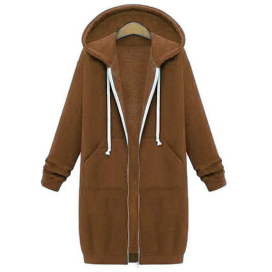 EB | Lange Kapuzenjacke
