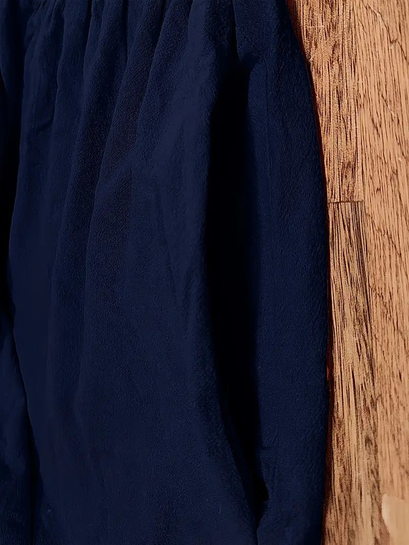 EB | Raffinierte Leinen Sommerkleid mit Praktischen Taschen
