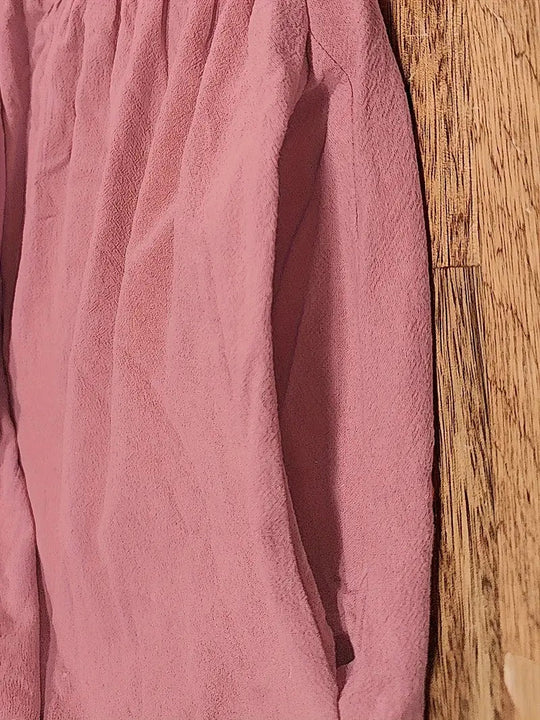EB | Raffinierte Leinen Sommerkleid mit Praktischen Taschen