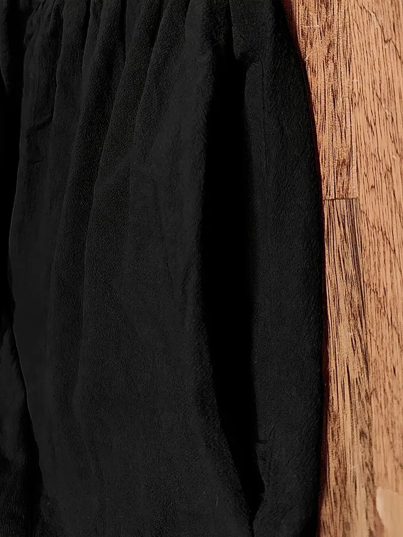 EB | Raffinierte Leinen Sommerkleid mit Praktischen Taschen