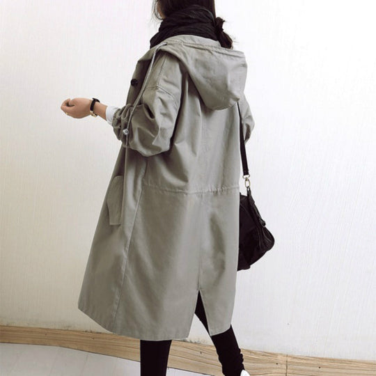 EB | Trenchcoat - stilvoller langer Damenmantel