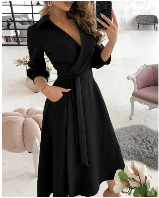 EB | Midi Kleid Elegantes Design Formelle & Abendmode