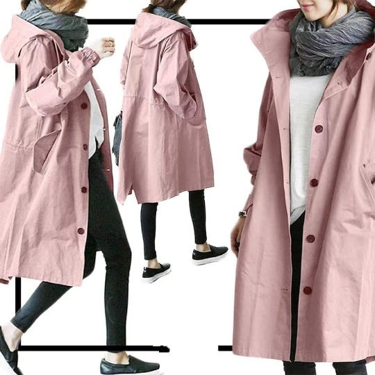 EB | Trenchcoat - stilvoller langer Damenmantel