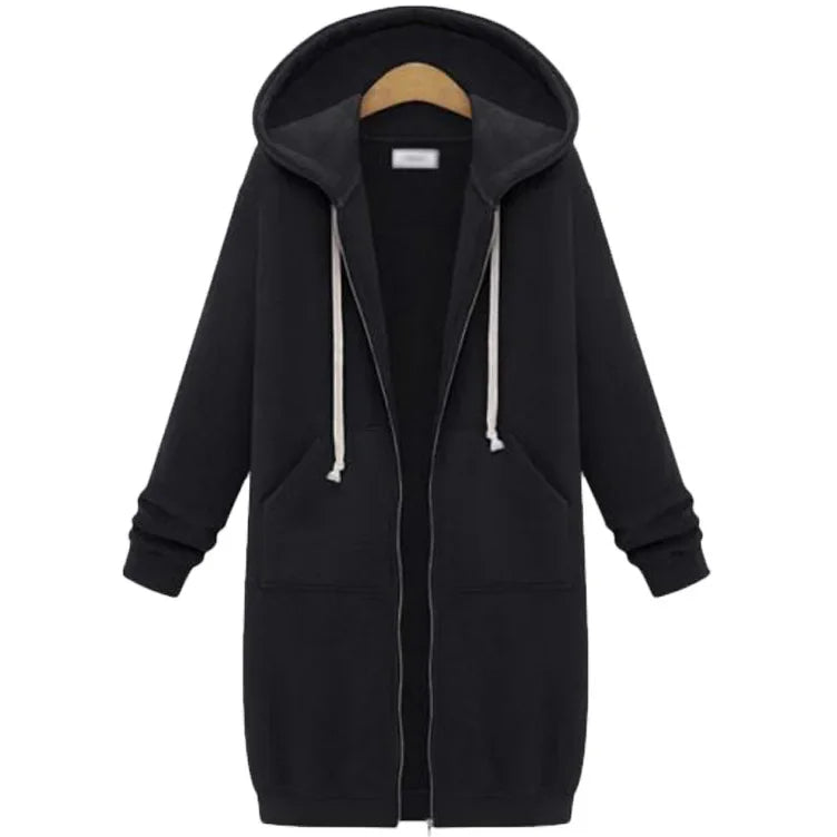 EB | Lange Kapuzenjacke