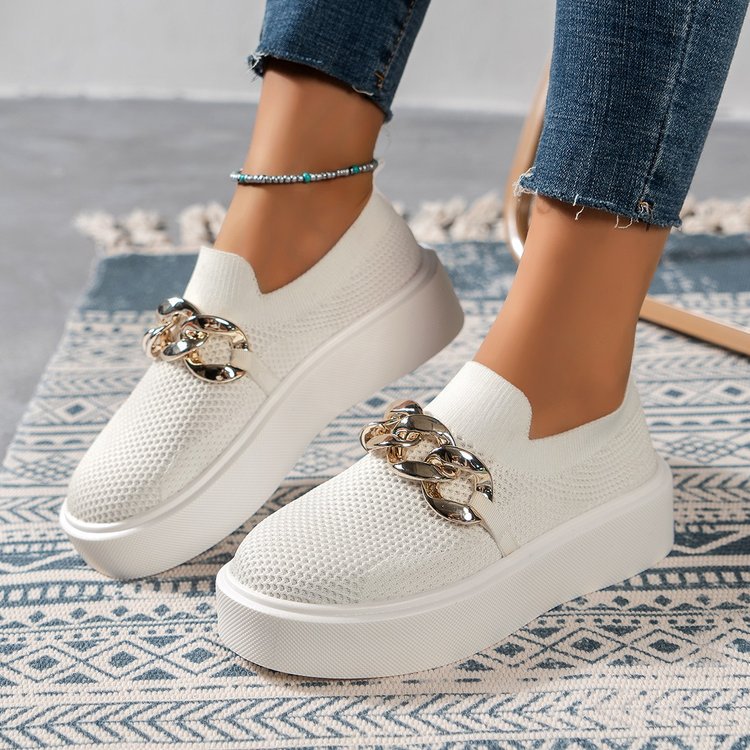 Schuhe aus Metallkette EB
