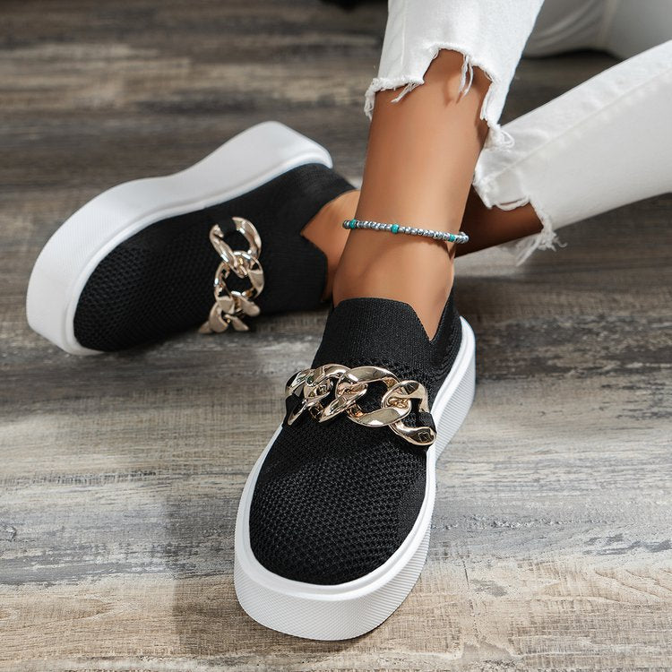 Schuhe aus Metallkette EB
