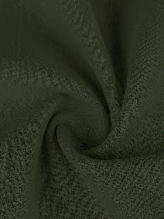 EB | Raffinierte Leinen Sommerkleid mit Praktischen Taschen