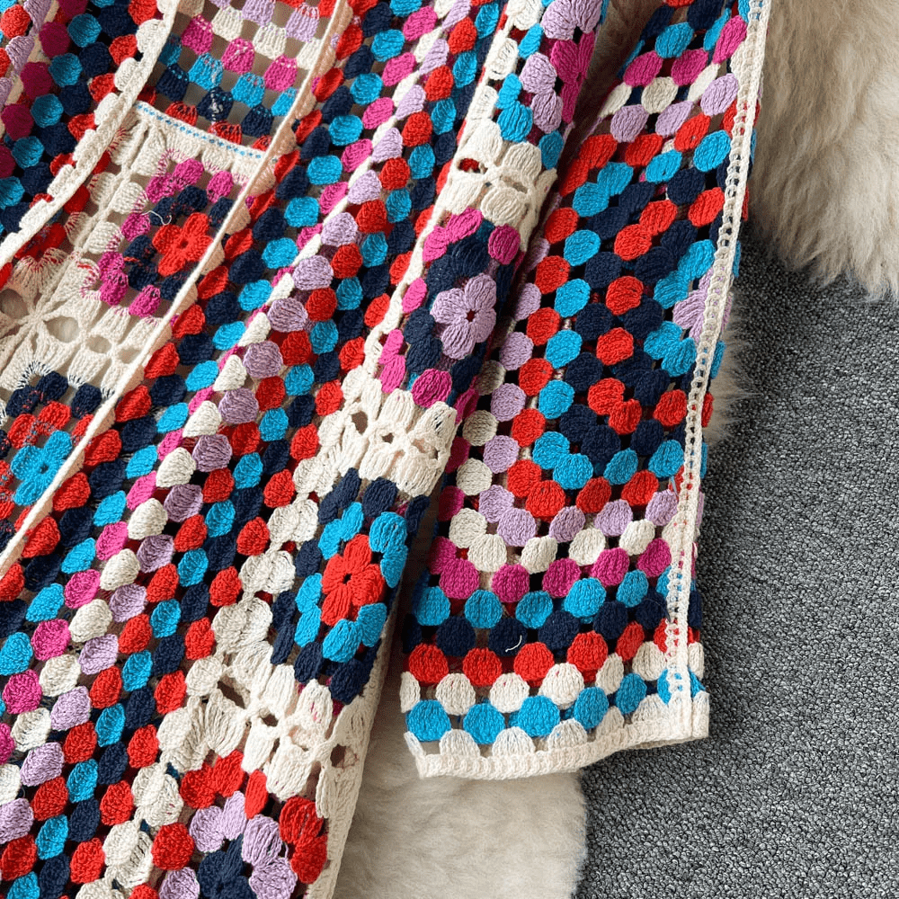 EB | Langer Cardigan Chic Moderner Stil Ideal für den Frühling
