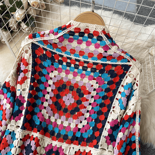 EB | Langer Cardigan Chic Moderner Stil Ideal für den Frühling