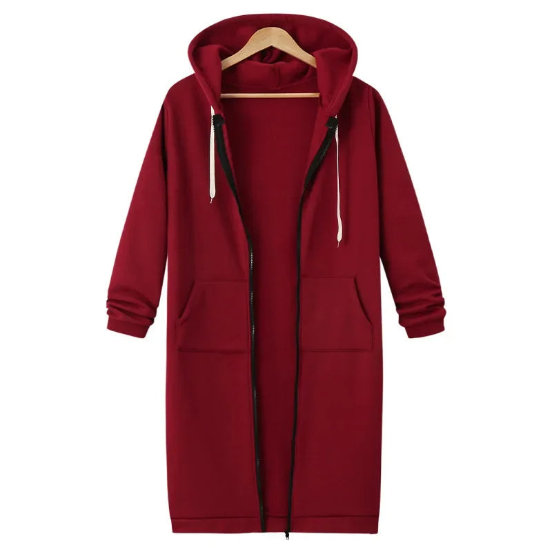 EB | Lange Kapuzenjacke