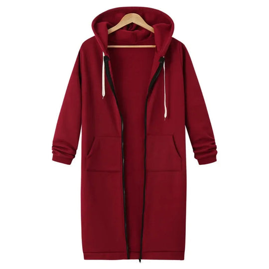EB | Lange Kapuzenjacke