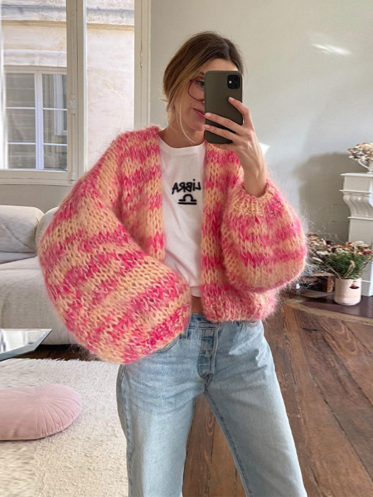 EB | Mehrfarbiger Cardigan für Frauen