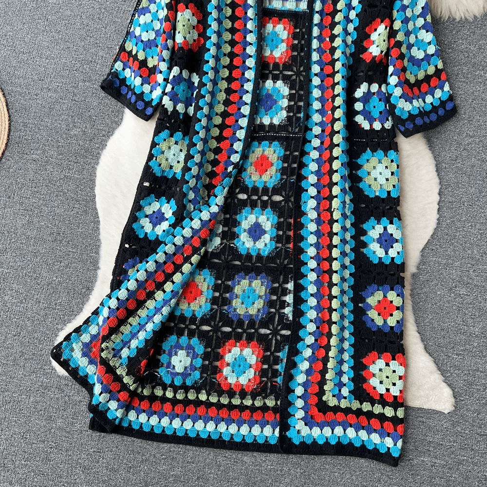 EB | Langer Cardigan Chic Moderner Stil Ideal für den Frühling