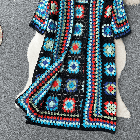 EB | Langer Cardigan Chic Moderner Stil Ideal für den Frühling