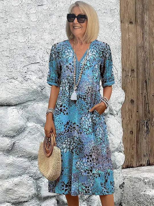 EB | Vibrant Midi-Kleid