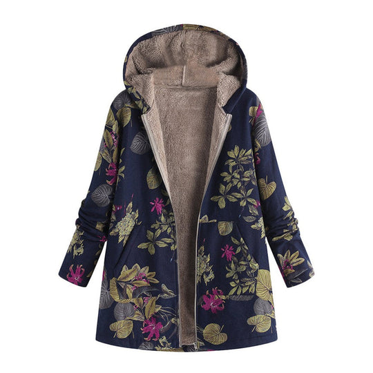 EB | Gemusterte Jacke Im Vintage-Stil
