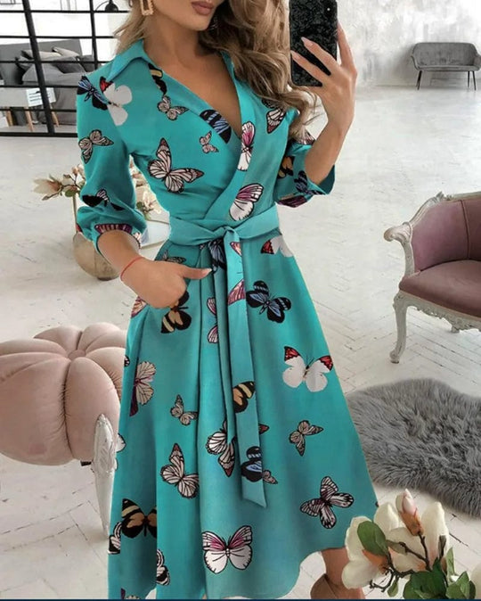 EB | Midi Kleid Elegantes Design Formelle & Abendmode