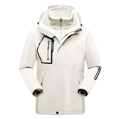 EB | Outdoor-Jacke Wasserabweisend Schale Fleece Innenfutter 2-in-1 Design
