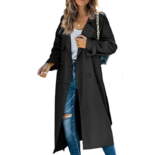 EB | Langer Trenchcoat Zeitlos & Funktional