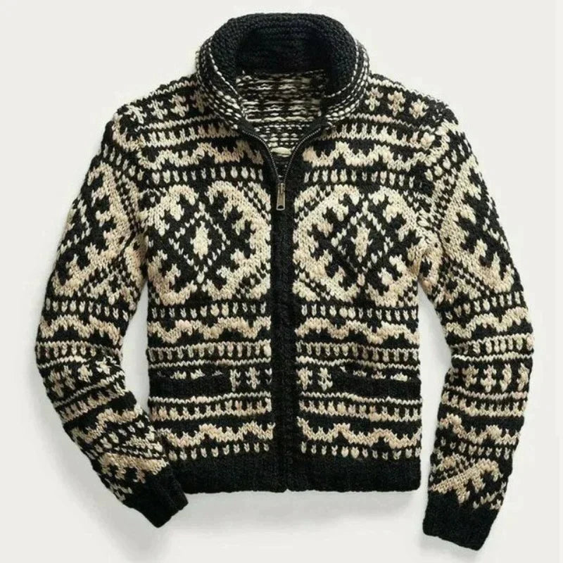 EB | Wärmer und Bequemer Vintage Strickpullover für Männer