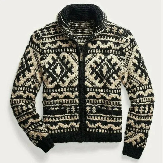 EB | Wärmer und Bequemer Vintage Strickpullover für Männer