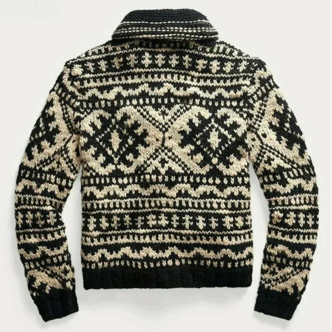 EB | Wärmer und Bequemer Vintage Strickpullover für Männer
