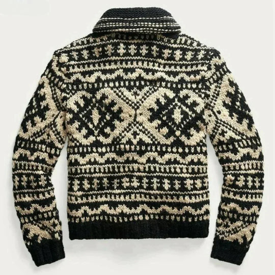 EB | Wärmer und Bequemer Vintage Strickpullover für Männer