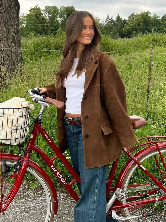 EB | Vintage Wildlederjacke