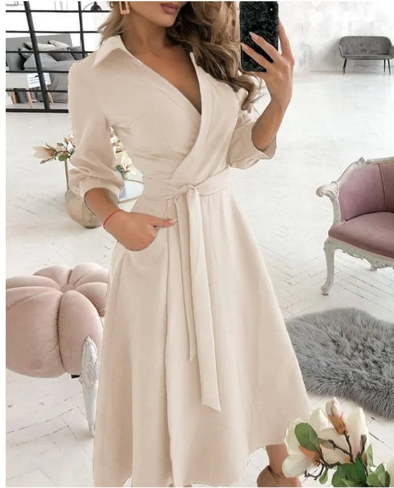 EB | Midi Kleid Elegantes Design Formelle & Abendmode