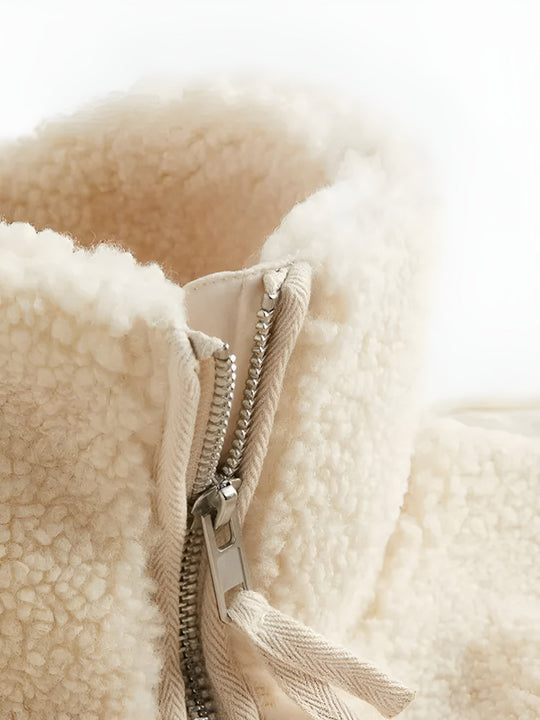 EB | Warme Teddy Fleece Damenjacke