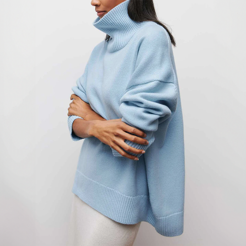 EB | Warmer Strickrollkragenpullover für Wintertage