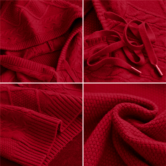 EB | Strickpullover mit Kabelmuster Weich und Warm Perfekt für Herbst und Winter