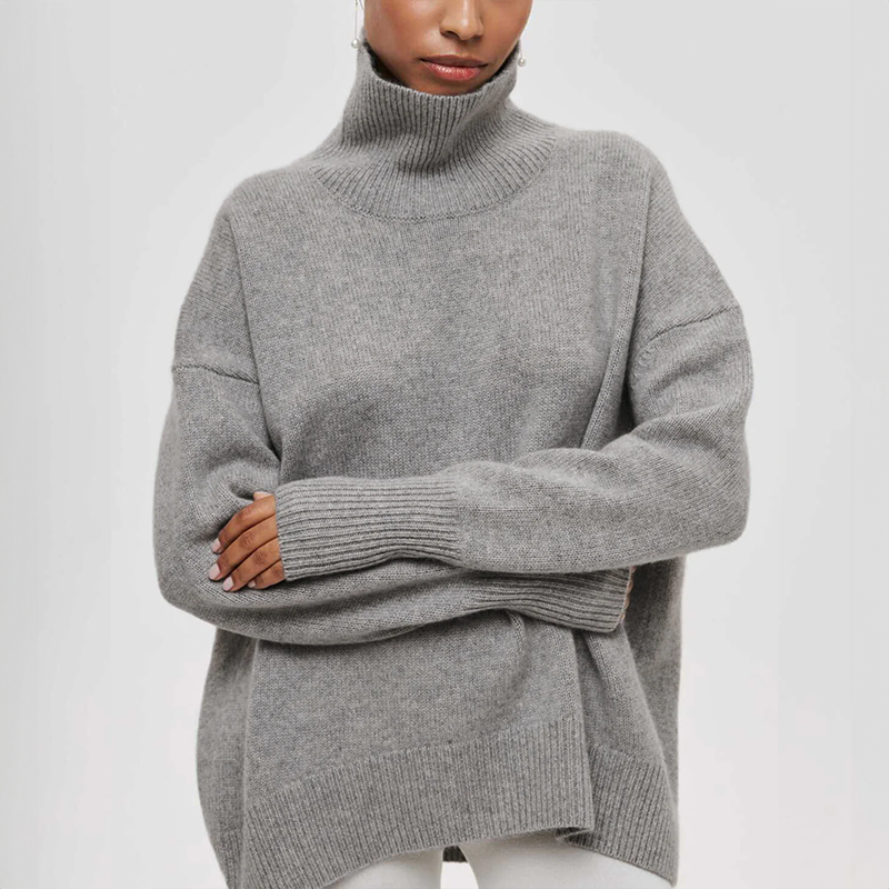 EB | Warmer Strickrollkragenpullover für Wintertage
