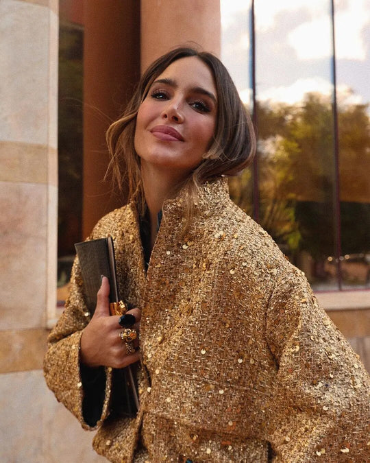 EB | Damen Bomberjacke Gold für Den Herbst