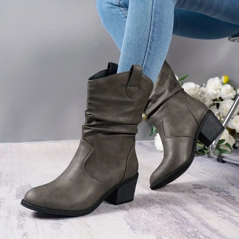 EB | Rustikale Charme Lederstiefel