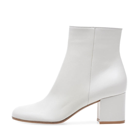EB | Damen Chunky Heel Rund-Toe Mittel-Hügel Stiefel