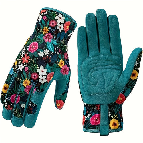 EB | Atmungsaktive Gartenhandschuhe mit Blumenmuster