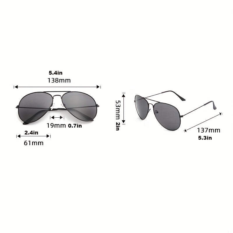 EB | Klassische Aviator-Sonnenbrille mit Goldenem Rahmen für Damen