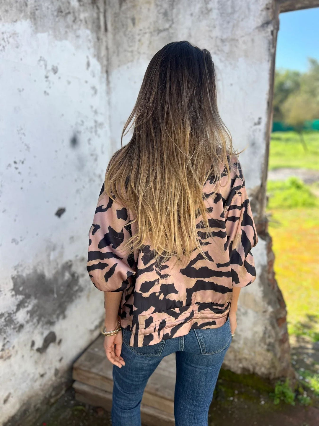 EB | Damen-Bomberjacke mit Print