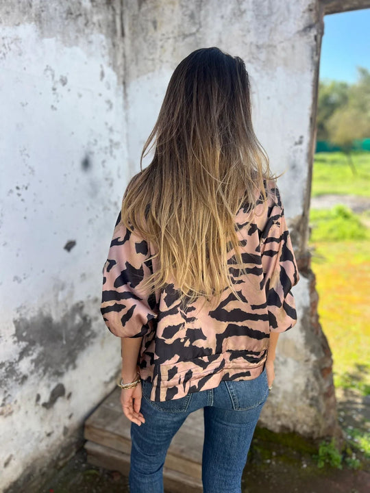EB | Damen-Bomberjacke mit Print