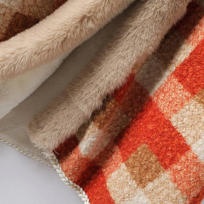 EB | Faux Fur Winter Lockere Jacke