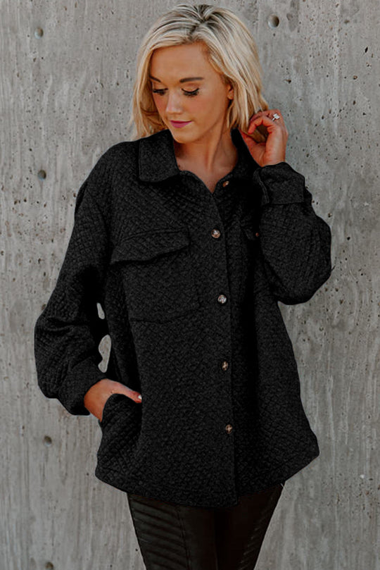 EB | Leichtgewicht Gesteppte Hemdjacke Polyester Komfort und Stil