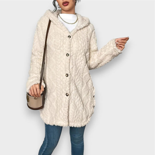 EB | Plüsch-Hoodie-Cardigan-Pullover