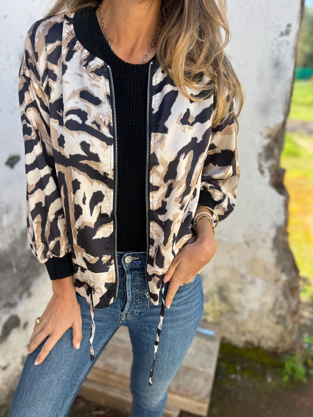 EB | Damen-Bomberjacke mit Print