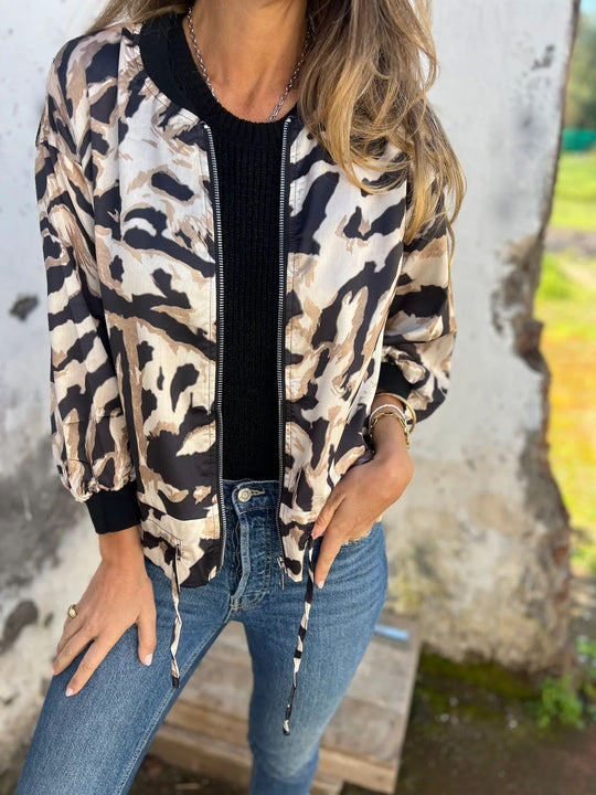EB | Damen-Bomberjacke mit Print